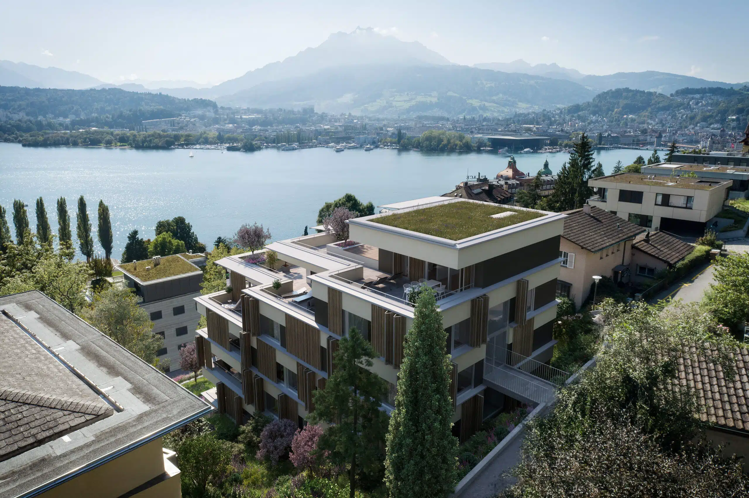 Swiss Interactive Visualisierung Schiebefaltläden für Luzern, Rigistraße